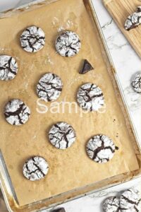 Vegan Chocolate PB Crinkle Cookies - Set 2