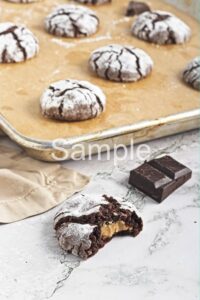 Vegan Chocolate PB Crinkle Cookies - Set 2