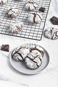 Vegan Chocolate PB Crinkle Cookies - Set 4