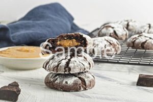 Vegan Chocolate PB Crinkle Cookies - Set 4