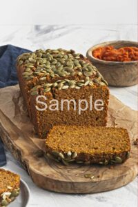 Vegan GF Pumpkin Bread - Set 4