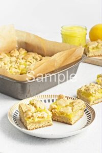 Lemon Curd Cookie Bars - Set 1