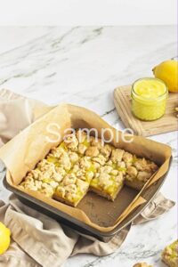 Lemon Curd Cookie Bars - Set 2