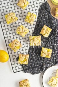 Lemon Curd Cookie Bars - Set 3