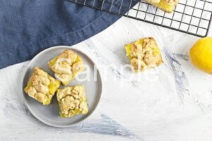 Lemon Curd Cookie Bars - Set 4