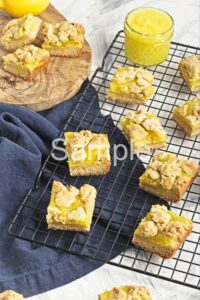 Lemon Curd Cookie Bars - Set 4