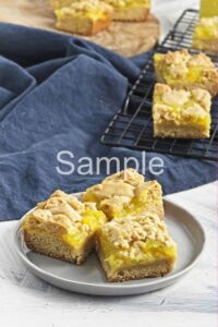 Lemon Curd Cookie Bars - Set 4