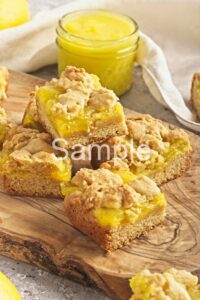 Lemon Curd Cookie Bars - Set 5