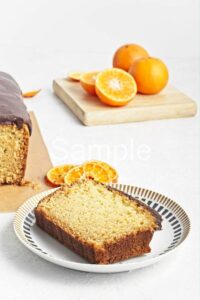 Vegan Mandarin Chocolate Loaf - Set 1