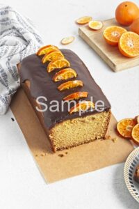 Vegan Mandarin Chocolate Loaf - Set 1