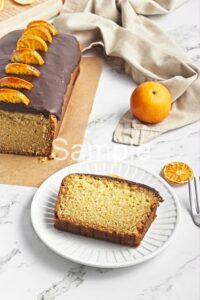 Vegan Mandarin Chocolate Loaf - Set 2