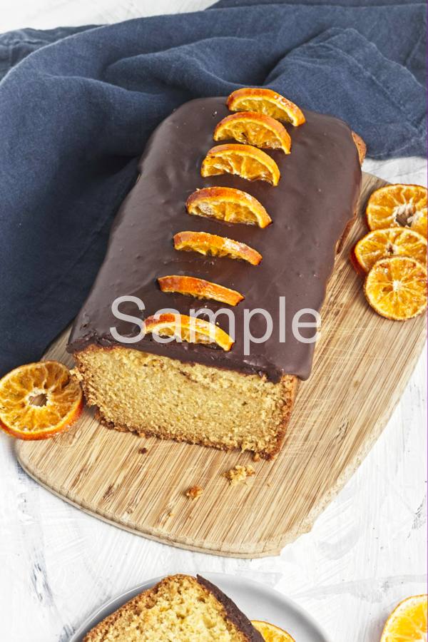 Vegan Mandarin Chocolate Loaf - Set 3