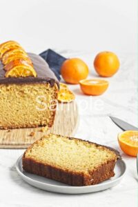 Vegan Mandarin Chocolate Loaf - Set 3