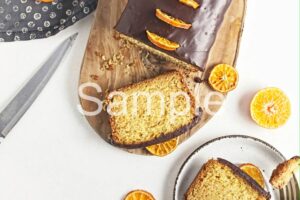 Vegan Mandarin Chocolate Loaf - Set 4