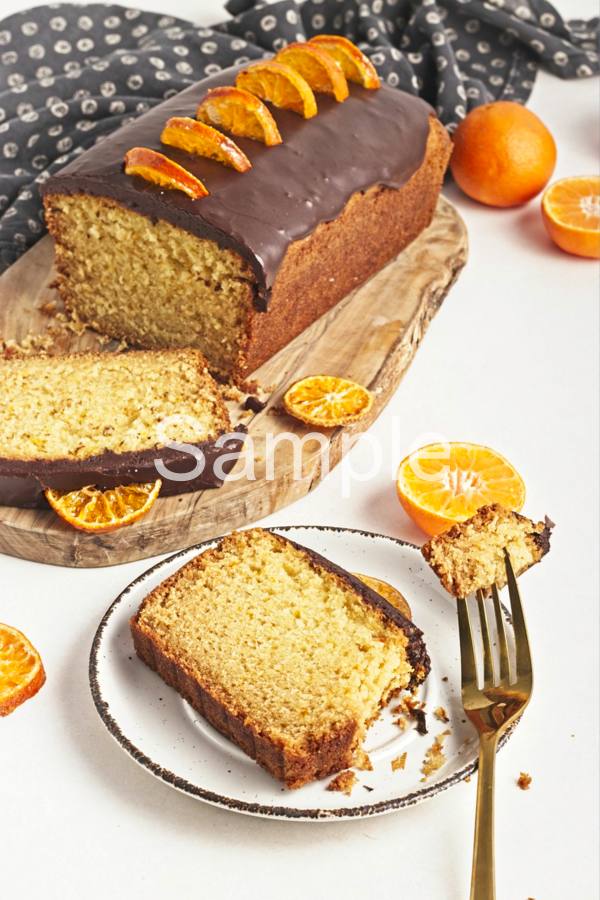 Vegan Mandarin Chocolate Loaf - Set 4