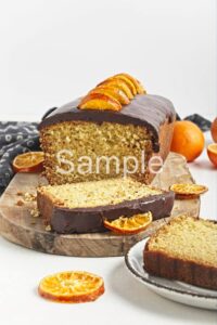 Vegan Mandarin Chocolate Loaf - Set 4