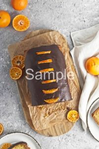 Vegan Mandarin Chocolate Loaf - Set 5