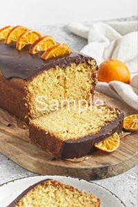 Vegan Mandarin Chocolate Loaf - Set 5