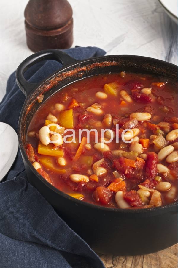 Tomato and White Bean Stew - Set 2