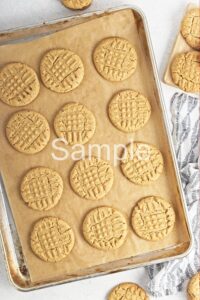 Vegan Peanut Butter Cookies - Set 1