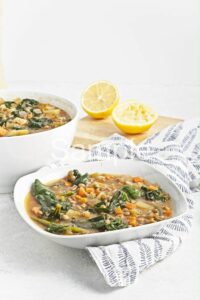 Lentil Spinach Soup - Set 5