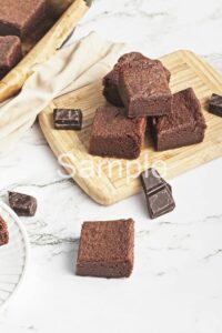 Vegan Chocolate Butter Mochi - Set 2