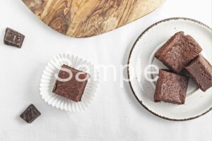 Vegan Chocolate Butter Mochi - Set 4