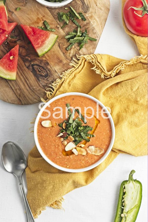 Jalapeno Watermelon Gazpacho - Set 2