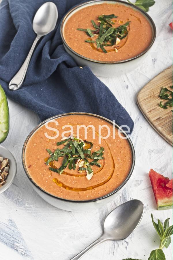 Jalapeno Watermelon Gazpacho - Set 3