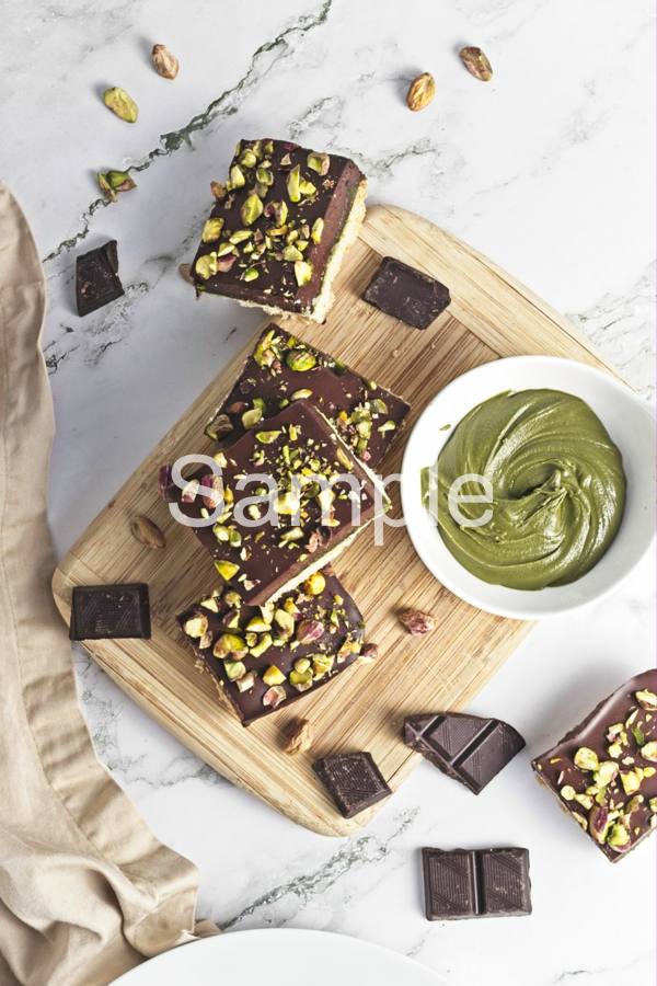 GF Pistachio Ganache Bars - Set 2