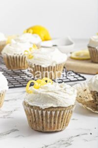 Lemon Earl Grey Cupcakes - Set 2