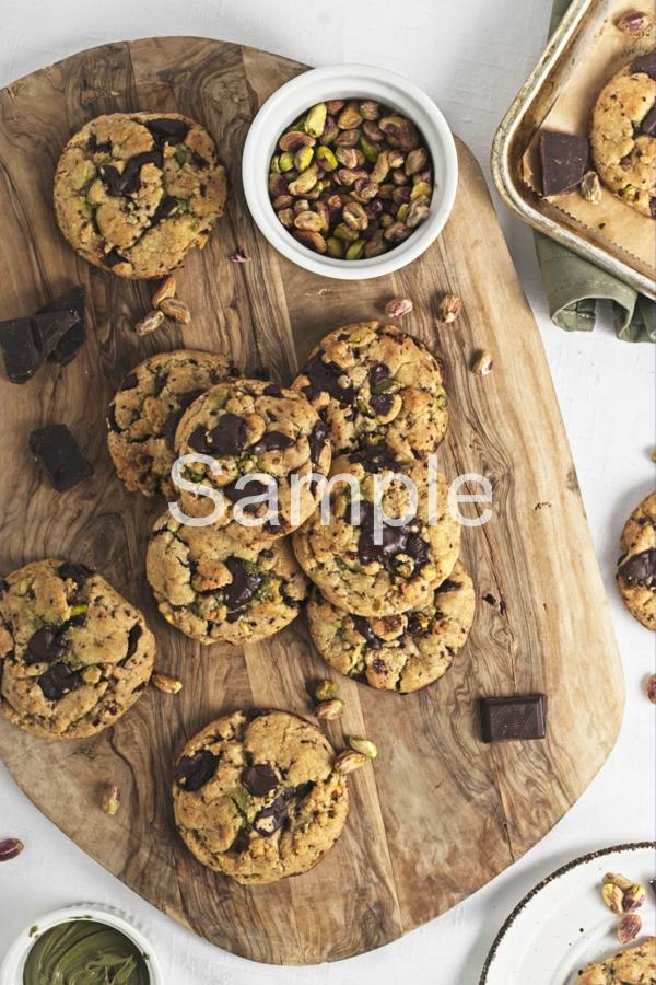 Pistachio Cream Chocolate Chip Cookies - Set 5