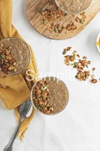 Pumpkin Pie Chia Pudding - Set 4