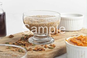 Pumpkin Pie Chia Pudding - Set 4