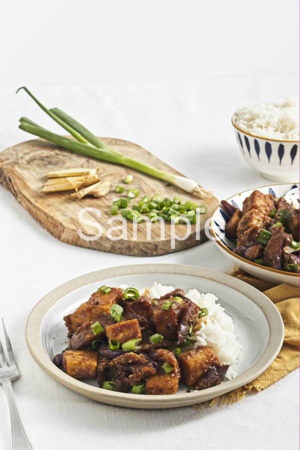 Sticky Ginger Eggplant and Tofu - Set 5