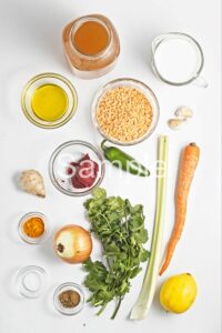 Red Lentil Coconut Soup - Set 5