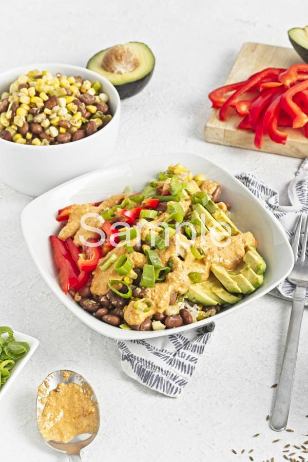 Corn and Pinto Brown Rice Bowl - Set 1