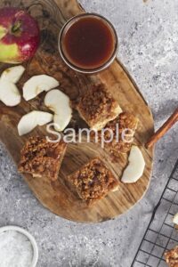 Caramel Apple Crumble Bars - Set 4