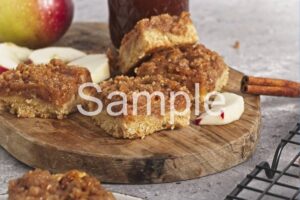Caramel Apple Crumble Bars - Set 4