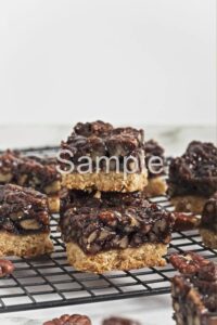 Pecan Pie Bars - Set 4