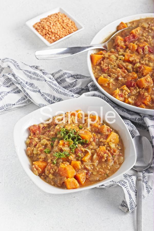 Sweet Potato Lentil Stew - Set 5
