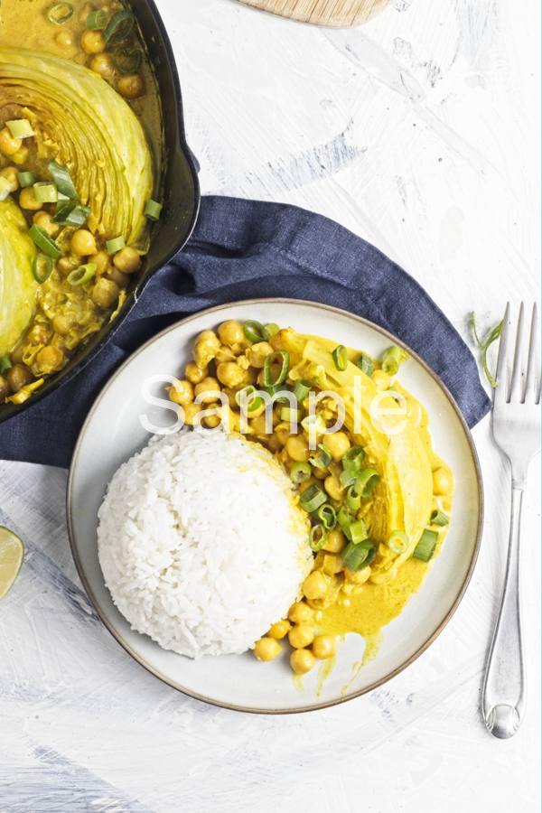 Coconut Braised Cabbage - Set 1