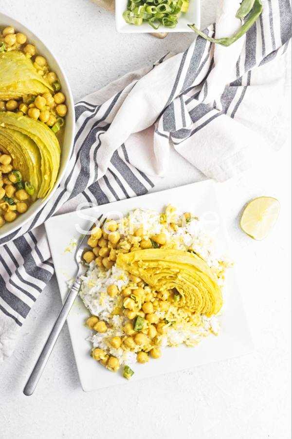 Coconut Braised Cabbage - Set 5