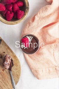 Raspberry Chocolate Chia Pudding - Set 5