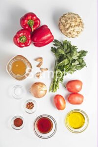 Roasted Red Pepper Soup - Set 1