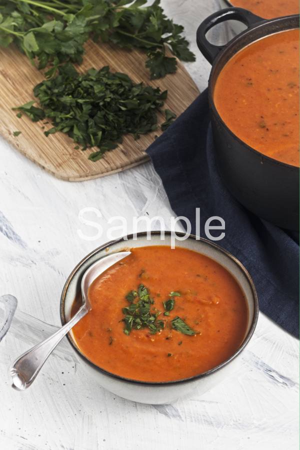 Roasted Red Pepper Soup - Set 2