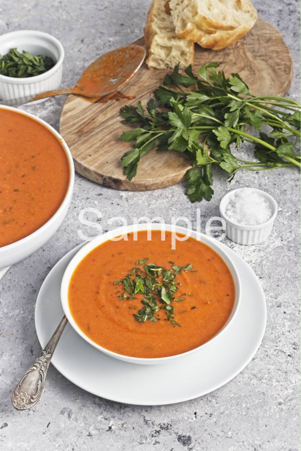 Roasted Red Pepper Soup - Set 3