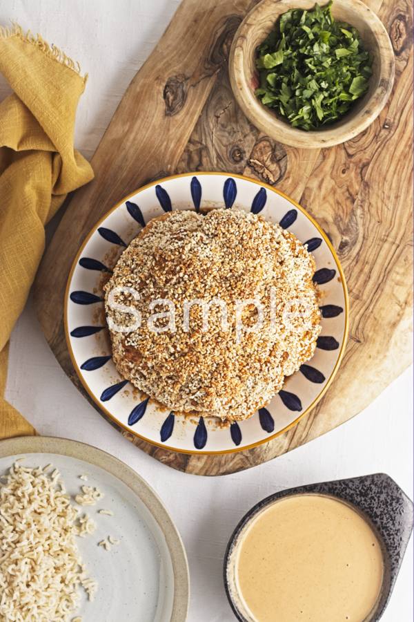 Sesame Crusted Roasted Cauliflower - Set 1
