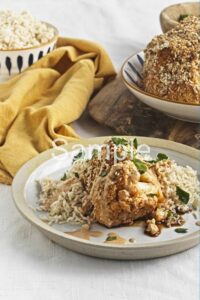 Sesame Crusted Roasted Cauliflower - Set 1