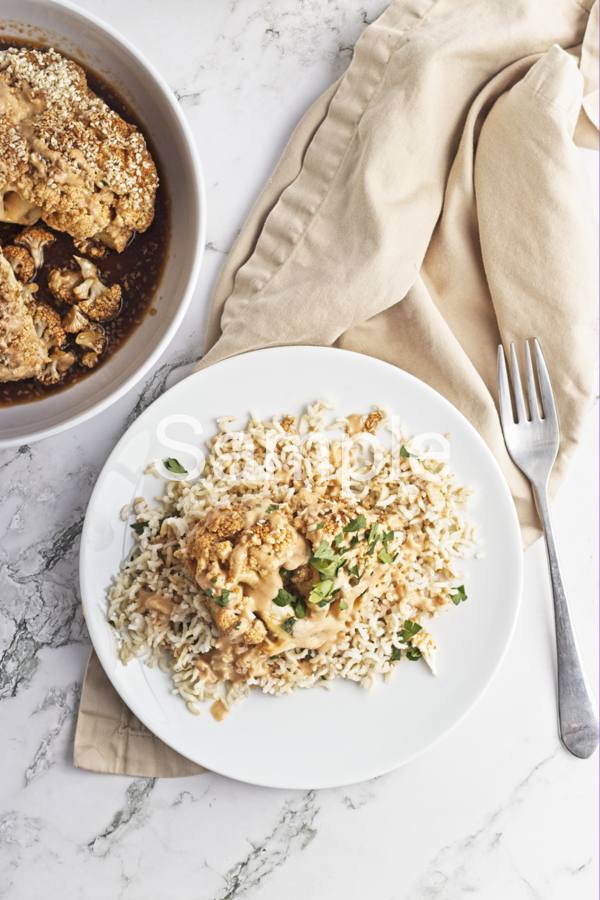 Sesame Crusted Roasted Cauliflower - Set 3